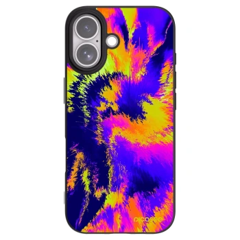Picasee silikonowe czarne etui na Apple iPhone 17 - Burn
