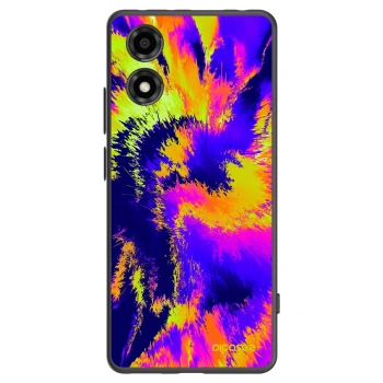 Picasee silikonowe czarne etui na Motorola Moto E14 - Burn
