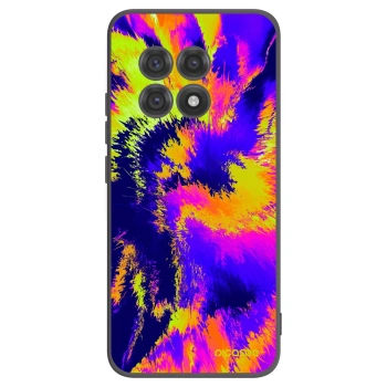 Picasee silikonowe czarne etui na OnePlus 13R 5G - Burn