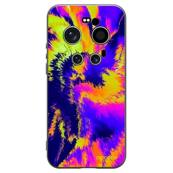 Picasee silikonowe czarne etui na Xiaomi 17 Ultra - Burn