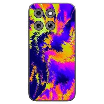 Picasee silikonowe czarne etui na Motorola Moto G77 - Burn