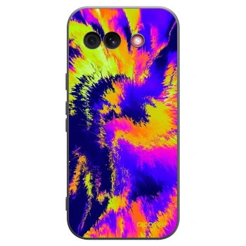 Picasee silikonowe czarne etui na Google Pixel 10a - Burn