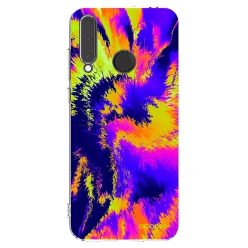 Picasee silikonowe przeźroczyste etui na Honor 20 Lite - Burn