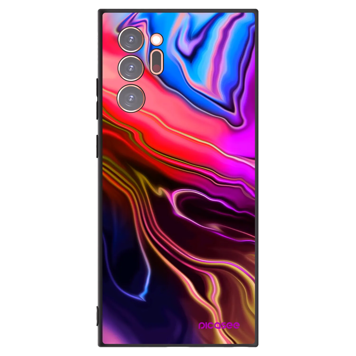 Picasee silikonowe czarne etui na Samsung Galaxy Note 20 Ultra - Electric