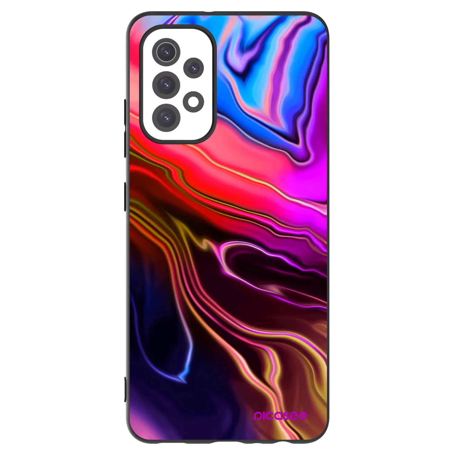 Picasee silikonowe czarne etui na Samsung Galaxy A32 5G A326B - Electric