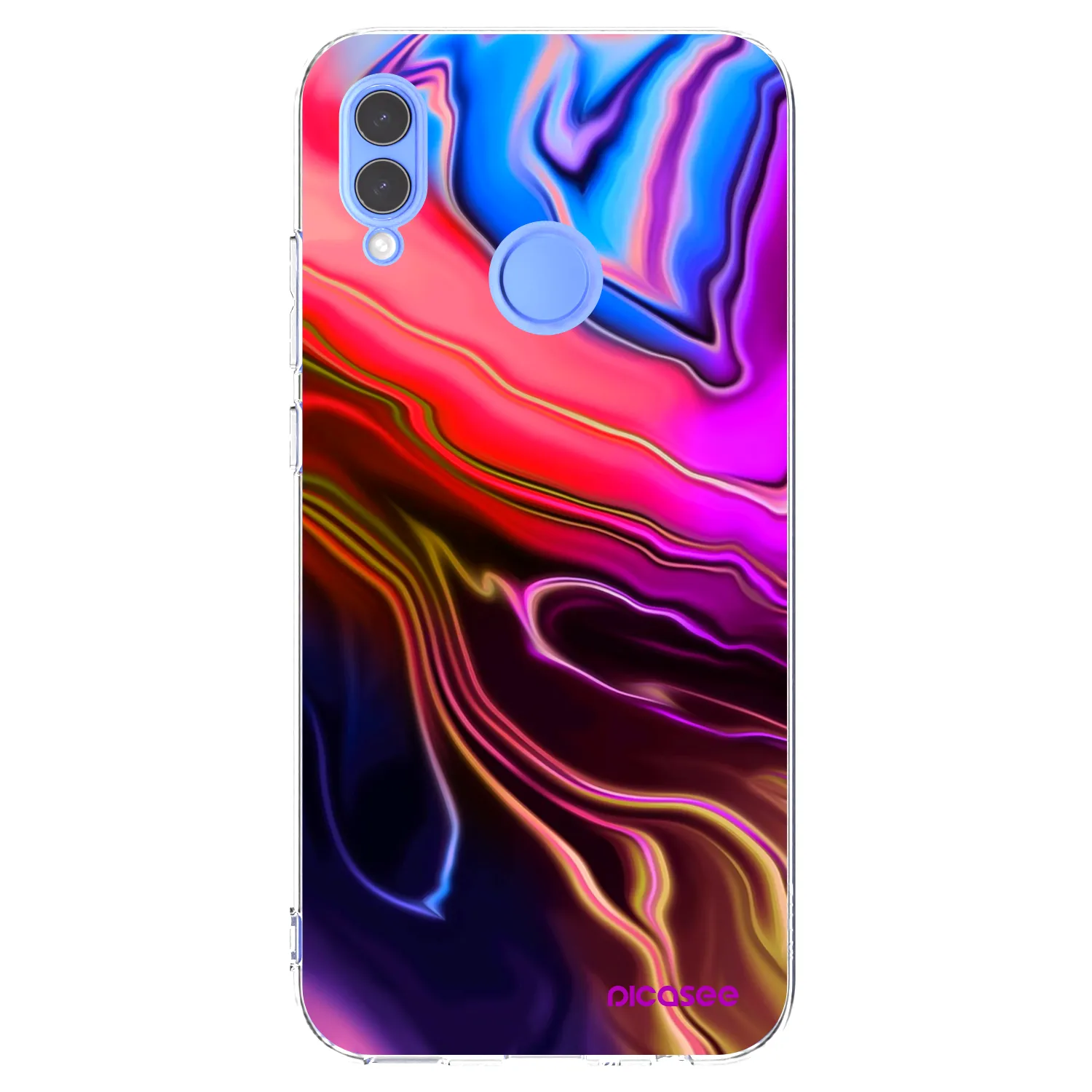 Picasee silikonowe przeźroczyste etui na Huawei P Smart 2019 - Electric