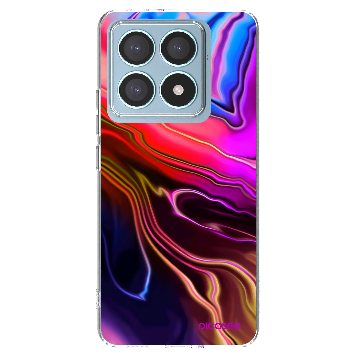 Picasee silikonowe przeźroczyste etui na Xiaomi 14T Pro - Electric