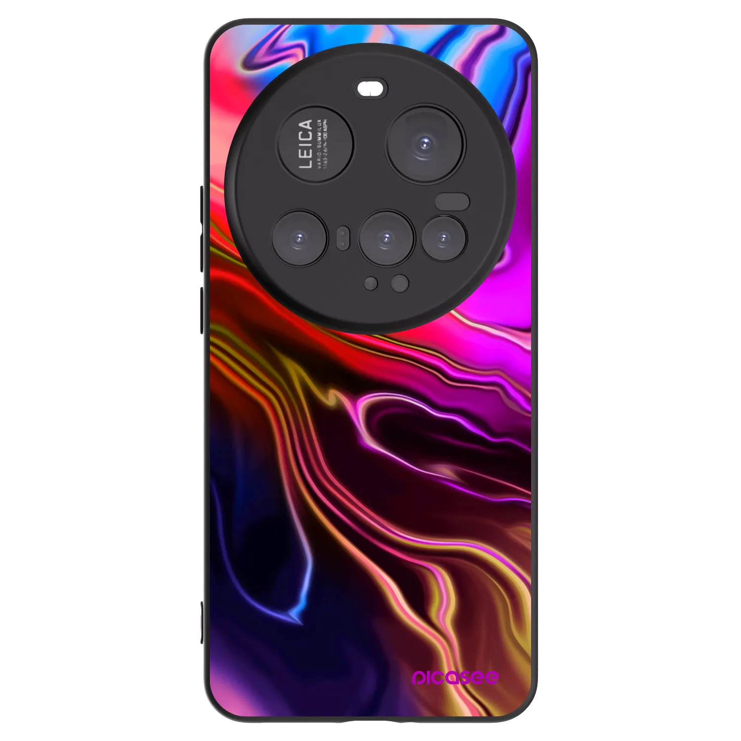 Picasee silikonowe czarne etui na Xiaomi 15 Ultra - Electric