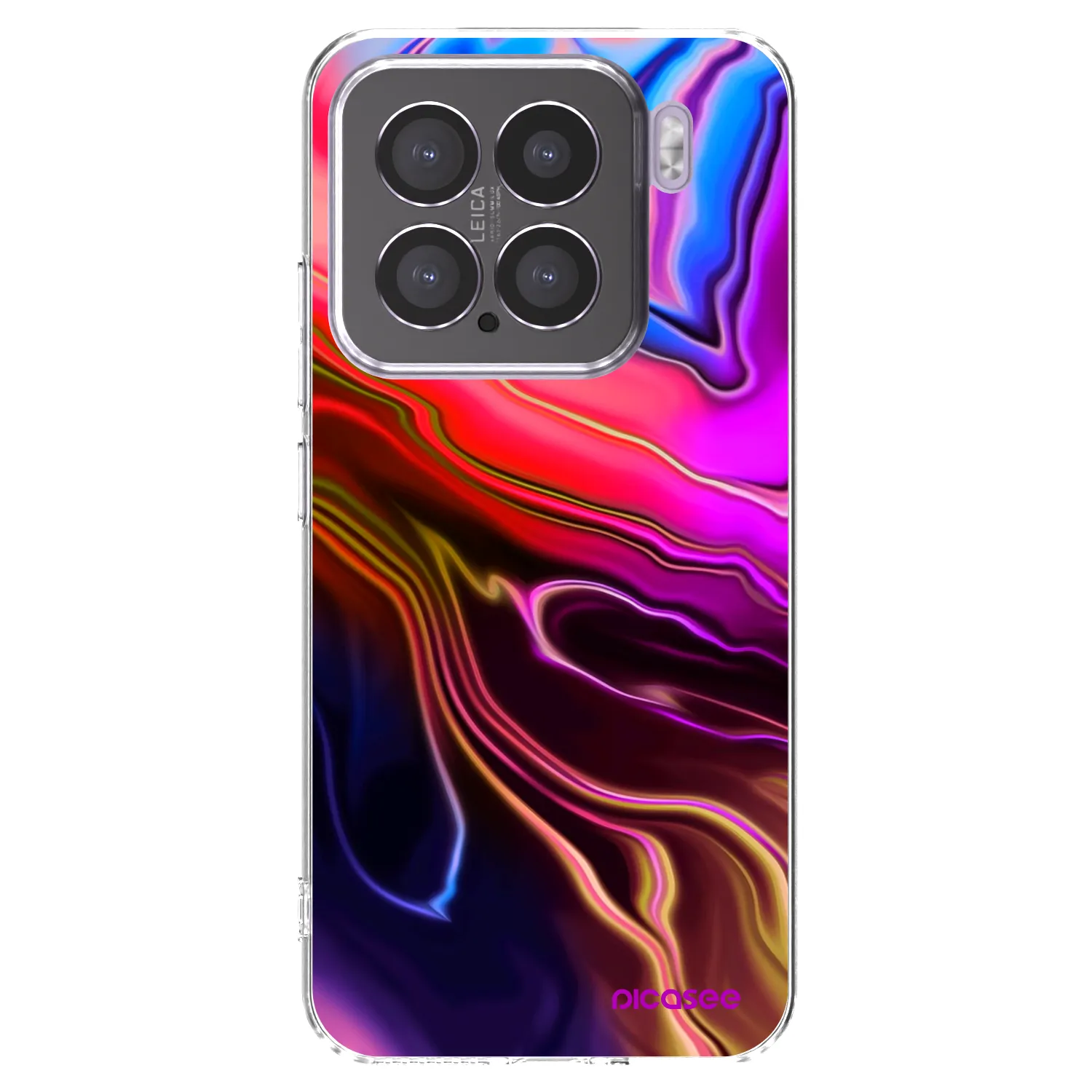 Picasee silikonowe przeźroczyste etui na Xiaomi 15 - Electric