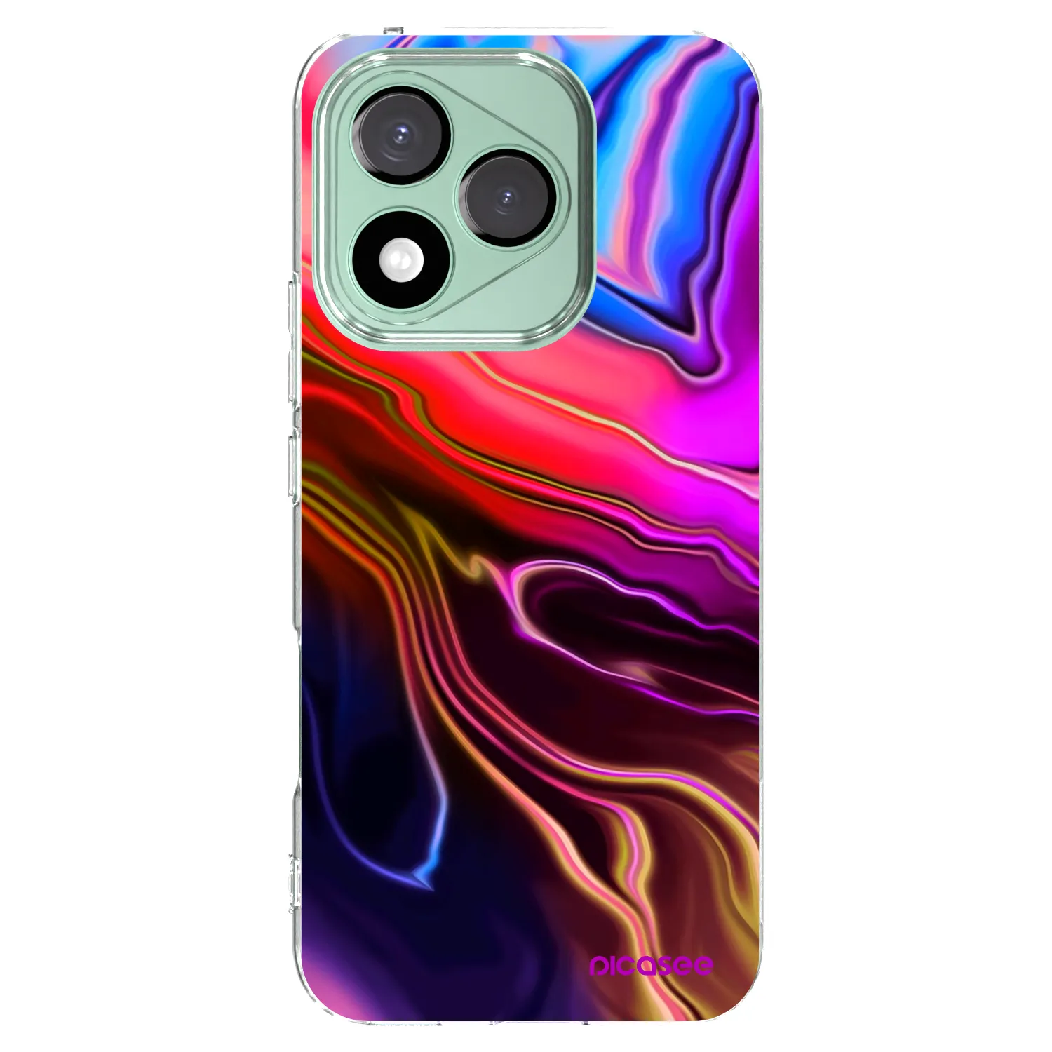 Picasee silikonowe przeźroczyste etui na Honor 400 Lite 5G - Electric