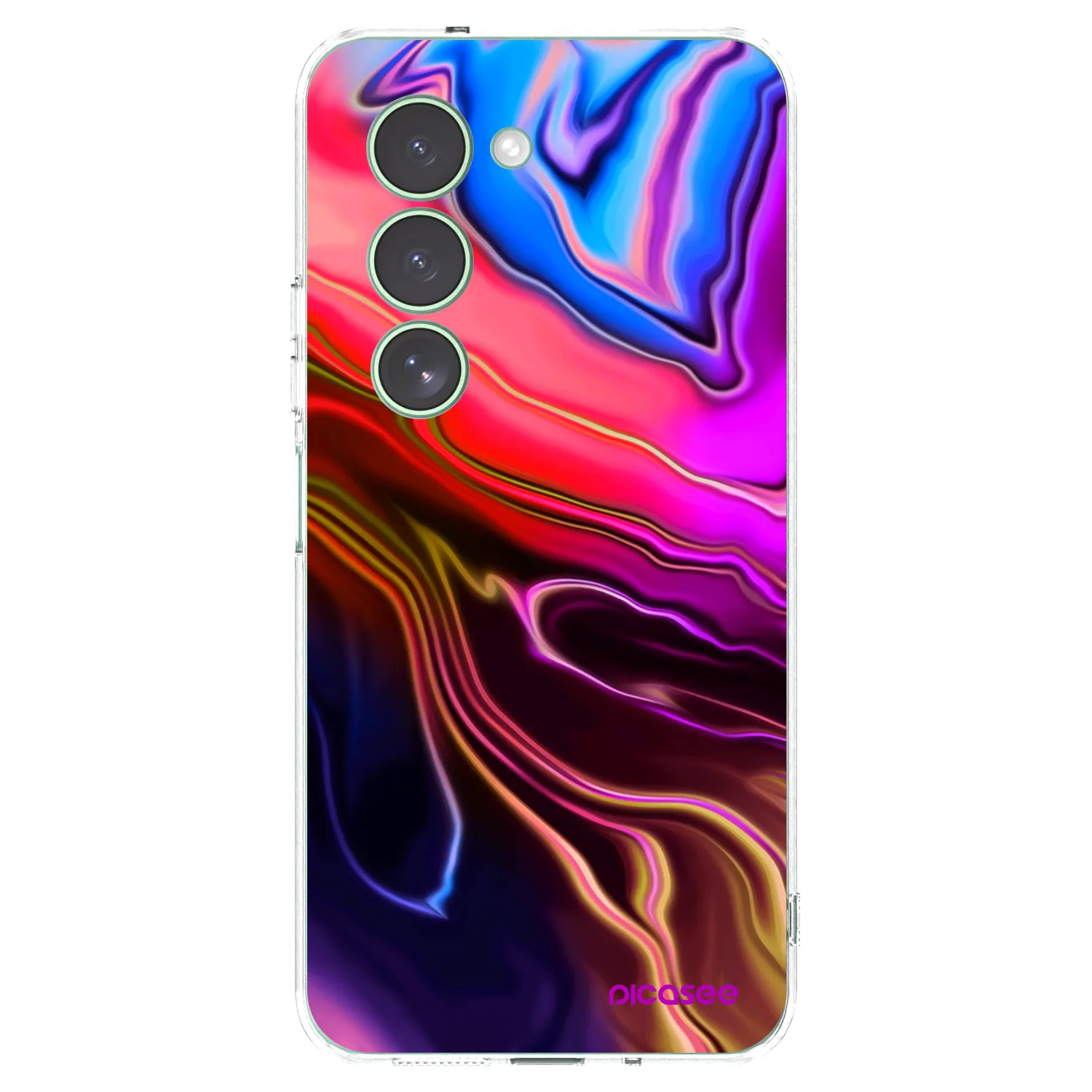 Picasee silikonowe przeźroczyste etui na Xiaomi Redmi 15 5G - Electric