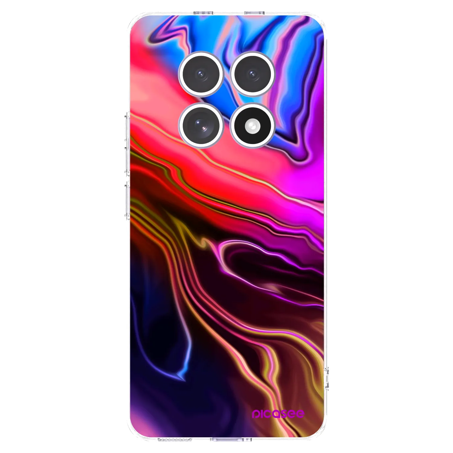 Picasee silikonowe przeźroczyste etui na Xiaomi Redmi Note 15 4G - Electric