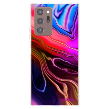 Picasee silikonowe przeźroczyste etui na Samsung Galaxy Note 20 Ultra - Electric