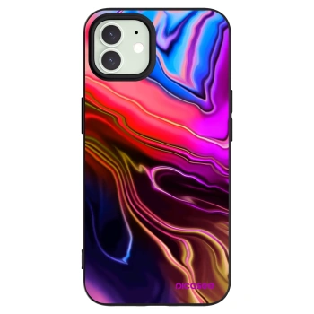 Picasee silikonowe czarne etui na Apple iPhone 12 Pro - Electric