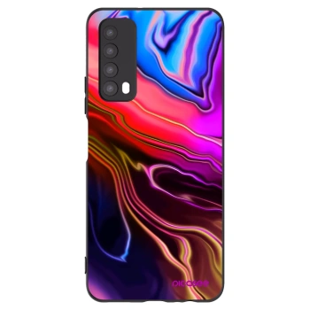 Picasee silikonowe czarne etui na Huawei P Smart 2021 - Electric