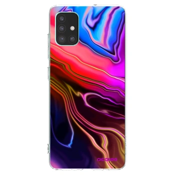 Picasee silikonowe przeźroczyste etui na Samsung Galaxy M51 M515F - Electric