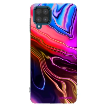Picasee silikonowe przeźroczyste etui na Samsung Galaxy A12 A125F - Electric