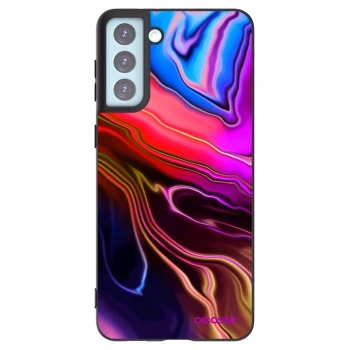 Picasee silikonowe czarne etui na Samsung Galaxy S21+ 5G G996F - Electric