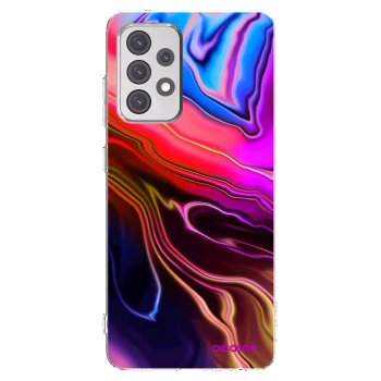 Picasee silikonowe przeźroczyste etui na Samsung Galaxy A52 5G A525F - Electric