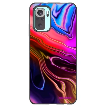 Picasee silikonowe czarne etui na Xiaomi Redmi Note 10 Pro - Electric