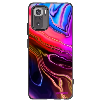 Picasee silikonowe czarne etui na Xiaomi Redmi Note 10S - Electric