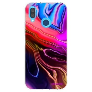 Picasee silikonowe przeźroczyste etui na Huawei P20 Lite - Electric