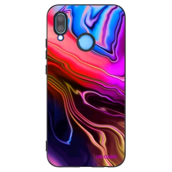 Picasee silikonowe czarne etui na Huawei P20 Lite - Electric