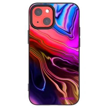 Picasee silikonowe czarne etui na Apple iPhone 13 mini - Electric