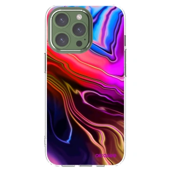 Picasee silikonowe przeźroczyste etui na Apple iPhone 13 Pro - Electric