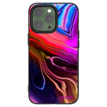 Picasee silikonowe czarne etui na Apple iPhone 13 Pro - Electric