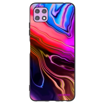 Picasee silikonowe czarne etui na Samsung Galaxy A22 A226B 5G - Electric