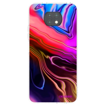 Picasee silikonowe przeźroczyste etui na Xiaomi Redmi Note 9T - Electric