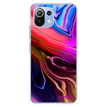 Picasee silikonowe przeźroczyste etui na Xiaomi 11 Lite 5G NE - Electric