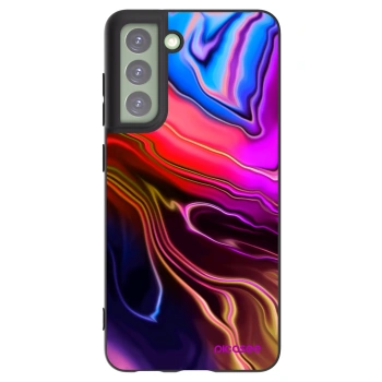 Picasee silikonowe czarne etui na Samsung Galaxy S21 FE 5G - Electric