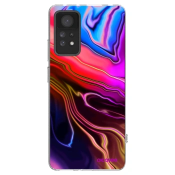 Picasee silikonowe przeźroczyste etui na Xiaomi Redmi Note 11 Pro 5G - Electric
