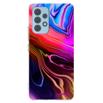 Picasee silikonowe przeźroczyste etui na Samsung Galaxy A53 5G A536 - Electric