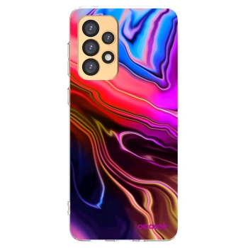 Picasee silikonowe przeźroczyste etui na Samsung Galaxy A33 5G A336 - Electric