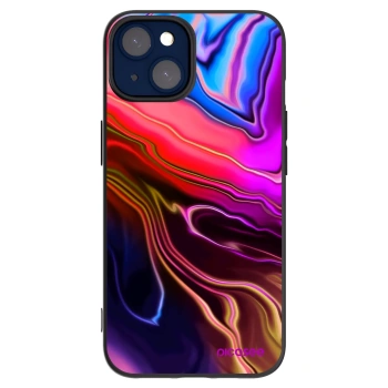Picasee silikonowe czarne etui na Apple iPhone 14 - Electric
