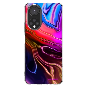 Picasee silikonowe przeźroczyste etui na Honor X7 - Electric