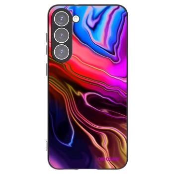 Picasee silikonowe czarne etui na Samsung Galaxy S23+ 5G - Electric
