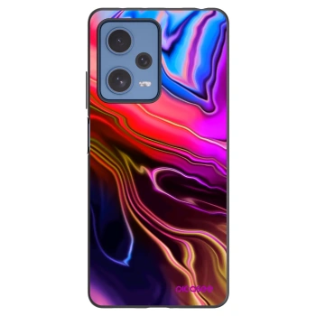 Picasee silikonowe czarne etui na Xiaomi Redmi Note 12 Pro 5G - Electric