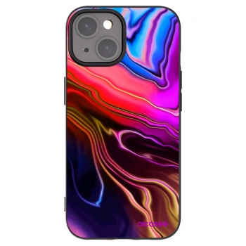 Picasee silikonowe czarne etui na Apple iPhone 15 - Electric