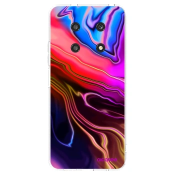 Picasee silikonowe przeźroczyste etui na Honor Magic4 Lite 5G - Electric