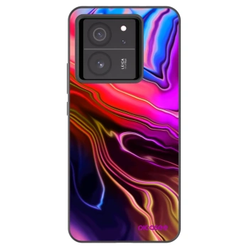 Picasee silikonowe czarne etui na Xiaomi 13T Pro - Electric