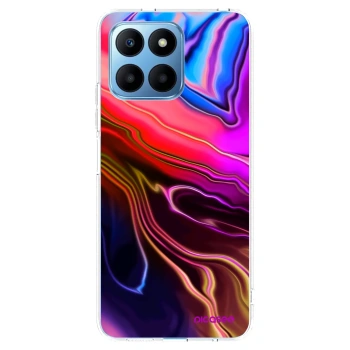 Picasee silikonowe przeźroczyste etui na Honor 70 Lite - Electric