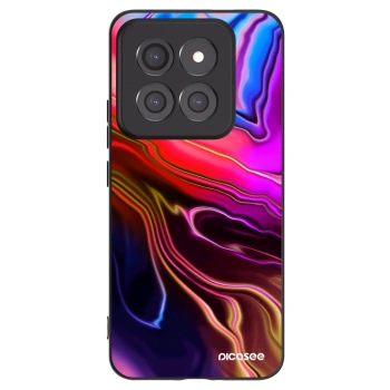 Picasee silikonowe czarne etui na Xiaomi 14 Pro - Electric