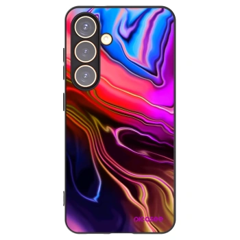 Picasee silikonowe czarne etui na Samsung Galaxy S24 S921B 5G - Electric