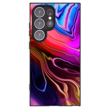 Picasee silikonowe czarne etui na Samsung Galaxy S24 Ultra S928B 5G - Electric