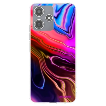 Picasee silikonowe przeźroczyste etui na Xiaomi Redmi 12 5G - Electric