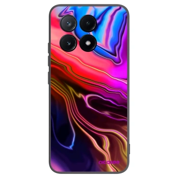 Picasee silikonowe czarne etui na Xiaomi Poco X6 Pro - Electric